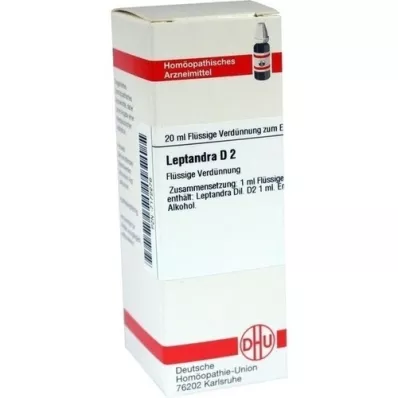 LEPTANDRA D 2 praskiedimas, 20 ml