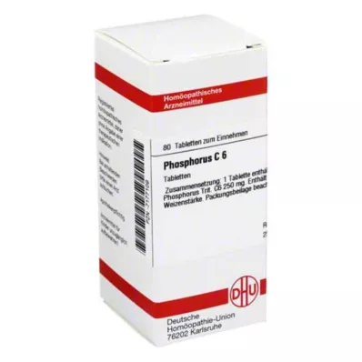 PHOSPHORUS C 6 tabletės, 80 vnt