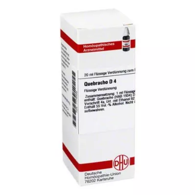 QUEBRACHO D 4 praskiedimas, 20 ml