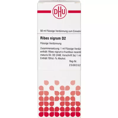 RIBES NIGRUM D 2 praskiedimas, 50 ml RIBES NIGRUM D 2 praskiedimas, 50 ml