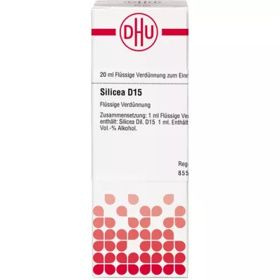 SILICEA D 15 Skiedimas, 20 ml