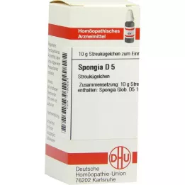 SPONGIA D 5 rutuliukai, 10 g