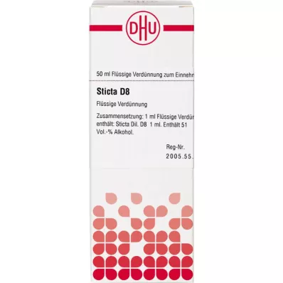 STICTA D 8 Skiedimas, 50 ml STICTA D 8 Skiedimas, 50 ml