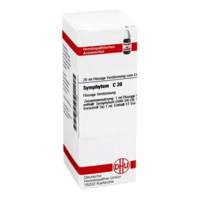 SYMPHYTUM C 30 praskiedimas, 20 ml SYMPHYTUM C 30 praskiedimas, 20 ml