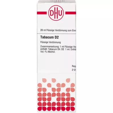TABACUM D 2 praskiedimas, 20 ml