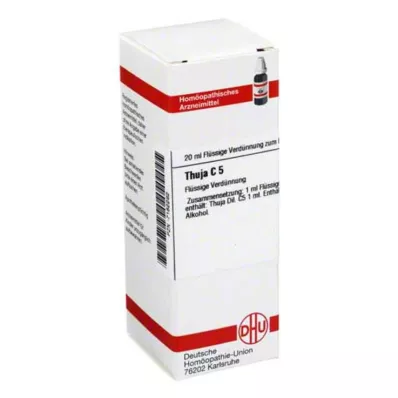 THUJA C 5 praskiedimas, 20 ml