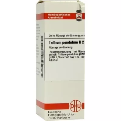 TRILLIUM PENDULUM D 2 praskiedimas, 20 ml TRILLIUM PENDULUM D 2 praskiedimas, 20 ml