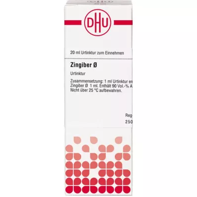 ZINGIBER Motinos tinktūra, 20 ml