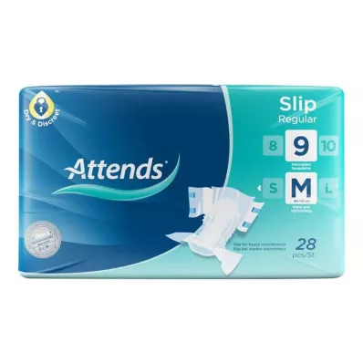 ATTENDS Kelnaitės Regular 9 M, 28 vnt ATTENDS Kelnaitės Regular 9 M, 28 vnt