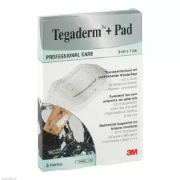 TEGADERM 3M Plus Pad 5x7 cm Paruoštas naudojimui 3582NP, 5 vnt