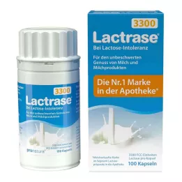 LACTRASE 3300 FCC kapsulių, 100 vnt