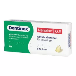 NENE LAX 0,5 žvakutės kūdikiams, 6 vnt