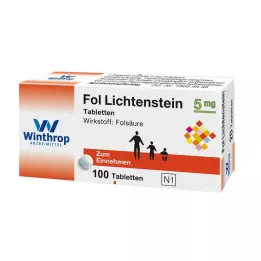 FOL Lichtenstein 5 mg tabletės, 100 vnt