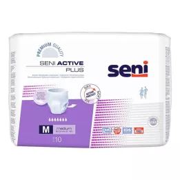 SENI Active Plus šlapimo nelaikymo kelnaitės vieną kartą M, 10 vnt