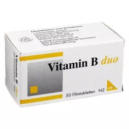 VITAMIN B DUO plėvele dengtos tabletės, 50 vnt