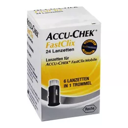 ACCU-CHEK FastClix lancetai, 24 vnt