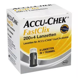 ACCU-CHEK FastClix lancetai, 204 vnt