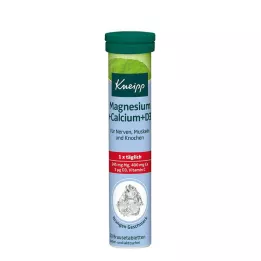 KNEIPP Magnio+Kalcio šnypščiosios tabletės, 20 vnt