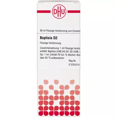 BAPTISIA D 2 praskiedimas, 50 ml BAPTISIA D 2 praskiedimas, 50 ml