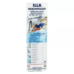 DUSCHFOLIEN Ranka 40 cm, 5 vnt