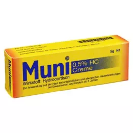 MUNI 0,5 % HC Grietinėlė, 5 g