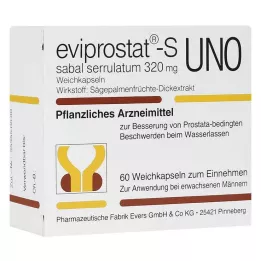 EVIPROSTAT-S sabal serrulatum 320 uno kapsulės, 60 vnt