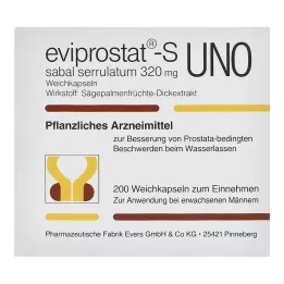 EVIPROSTAT-S sabal serrulatum 320 uno kapsulės, 200 vnt