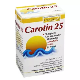 CAROTIN 25 Fine Gold kapsulės, 100 vnt