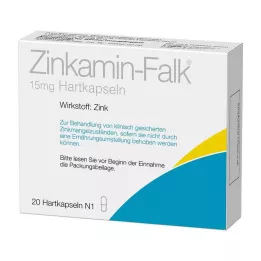 ZINKAMIN Falk 15 mg kietos kapsulės, 20 vnt