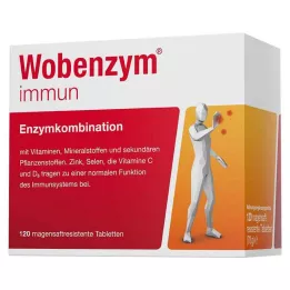 WOBENZYM imuninės skrandyje neirios tabletės, 120 vnt
