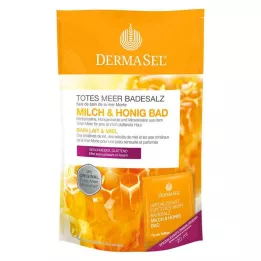 DERMASEL Negyvosios jūros vonios druska + pienas&amp;Medaus SPA, 1 p