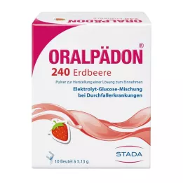 ORALPÄDON 240 Strawberry Btl., 10 vnt
