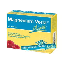 MAGNESIUM VERLA tiesioginės granulės avietės, 30 vnt