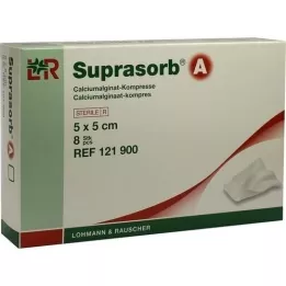 SUPRASORB Kalcio alginatas kompr.5x5 cm, 8 vnt