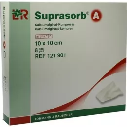 SUPRASORB Kalcio alginato kompr.10x10 cm, 8 vnt