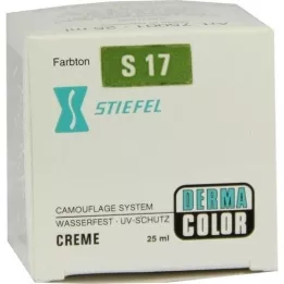 DERMACOLOR Kamufliažinis kremas S17 žalias, 25 ml