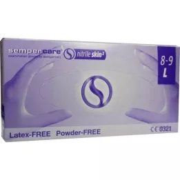 SEMPERCARE Nitrilo skin2 U.Handsch.powderfr.Gr.L, 200 vnt