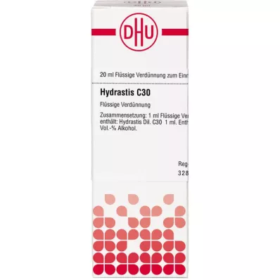 HYDRASTIS C 30 praskiedimas, 20 ml HYDRASTIS C 30 praskiedimas, 20 ml
