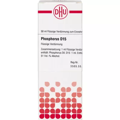 PHOSPHORUS D 15 Skiedimas, 50 ml