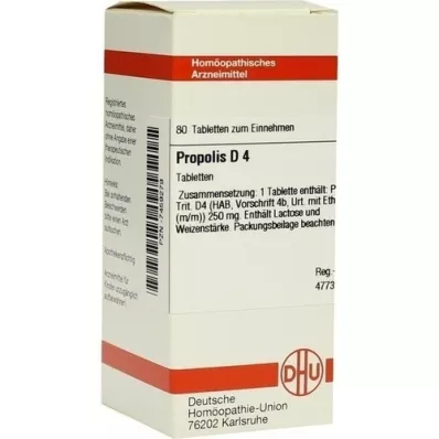 PROPOLIS D 4 tabletės, 80 vnt