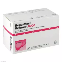 HEPA MERZ Granulės 6000 maišelių, 30 vnt