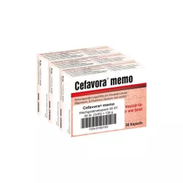 CEFAVORA memo minkštos želatinos kapsulės, 90 vnt