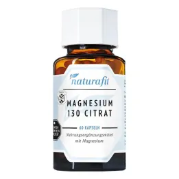 Naturafit Magnesium 130 Citr kapsulės, 60 vnt