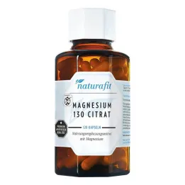Naturafit Magnesium 130 Citr kapsulės, 120 vnt