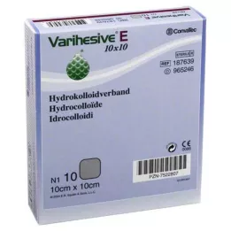 VARIHESIVE E 10x10 cm HKV hidroaktyvus, 10 vnt