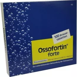 OSSOFORTIN forte šnypščiosios tabletės, 100 vnt