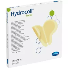HYDROCOLL kryžkaulio žaizdos tvarstis 12x18 cm, 5 vnt