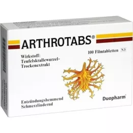 ARTHROTABS Plėvele dengtos tabletės, 100 vnt