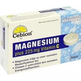 CEBION Plus Magnesium 400 šnypščiosios tabletės, 20 vnt