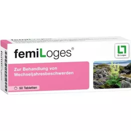 FEMILOGES skrandyje neirios tabletės, 50 vnt